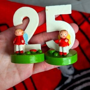 Italian Vintage cake toppers